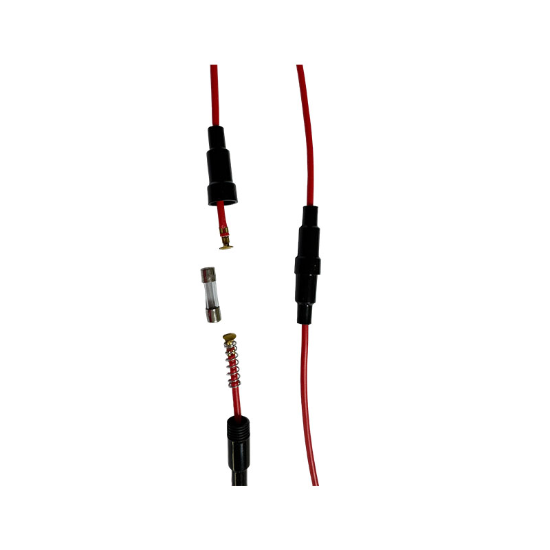 How does a glass tube fuse achieve overcurrent protection?