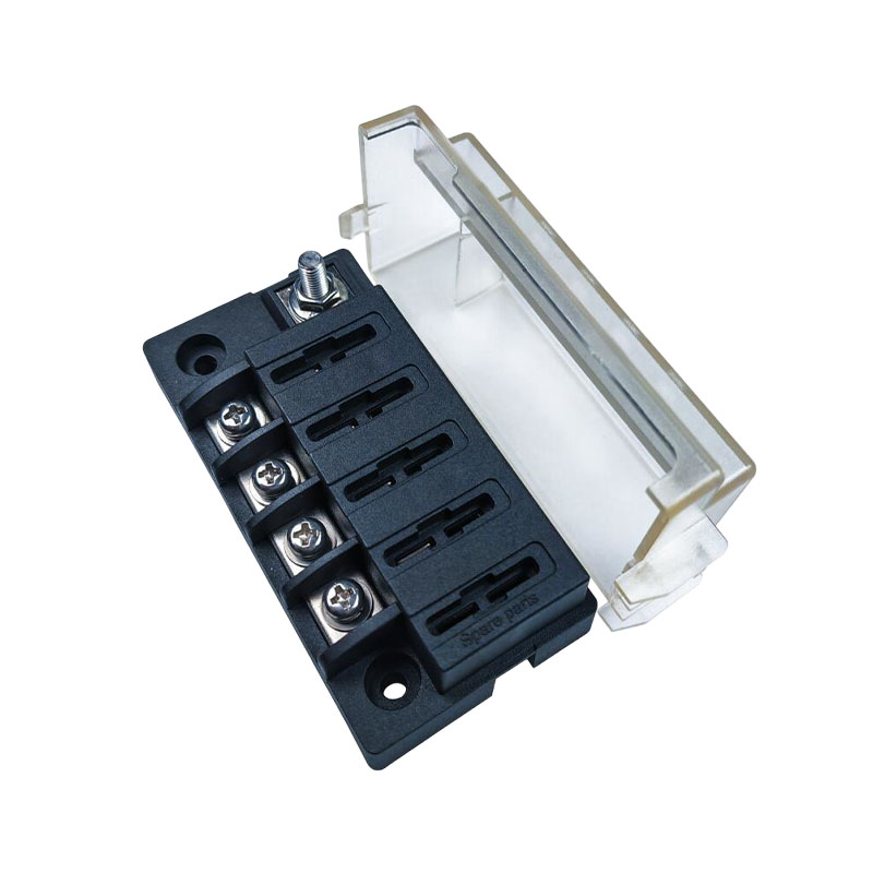 How does a multi-way fuse holder centrally manage multiple circuits, improving the organization and maintainability of electrical systems?